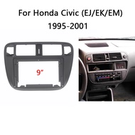 9" Car Radio Fascia For Honda Civic (EJ/EK/EM) 1995-2001 Video Panel Player Audio Dash 2 Din Frame D