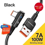Essager 7A USB C Cable 90 Degree USB Type C Cable for Data Cord