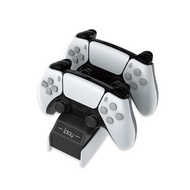 Althemax - 雙控制器充電器支架座 白色造型 適用於Playstation 5 PS5