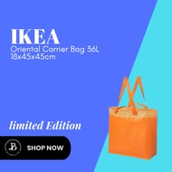 IKEA Limited Edition Oriental Orange Carrier Tote Bag (36L)