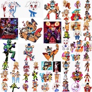 Stickers fnaf sexiky breach 30-60 different silk pressed images / Stickers for fnaf security bleach