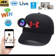 棒球帽設計高清 4K 無線 WIFI P2P 攝影機間諜 DVR 帽子 IP 錄影機