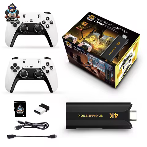 HOT Q8 max Game Stick 4K consola games with 2.4G Wireless Gamepad HD Output Retro Video Game Console