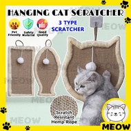 MEOW Cat Scratcher Cat Anti Scratch Sofa Scratching Board Pad Cat Scratch Board Penggaruk Kucing Cat Tree Catnip Toy
