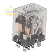 DC 12V Coil 10A 240VAC 28VDC DPDT Electromagnetic Relay JQX-13F2Z
