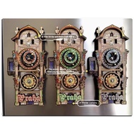 Prague Square Astronomical Clock Gear Rotating Refrigerator Magnetic Sticker