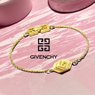 👑 Givenchy紀梵希| “G” Logo 古董金色手鍊#二手