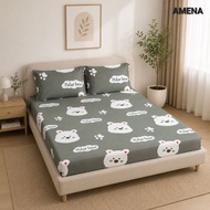 AMENA COLOR BED SHEET 90 X 200 100X200 BED SHEET 120X200 MOTIF BED SHEET 160X200 BED SHEET 180x200