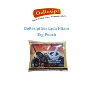 DeResipi Sos Lada Hitam 1kg-Pouch