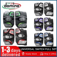 ∱ ➕◬ ℡ Domino Handlebar Switch Set with LED Light Universal Premium Quality Original Firefly Motorc