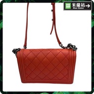 Chanel Boy 28 Leather Shoulder / Crossbody Bag 0001PAL001