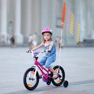 2X Adjustable Bicycle Flag with Pole for Safe Reflective Waterproof Warning Flag for Mobility Tricyc