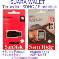 Suara Walet Panggil Inap Tarik SDHC Flashdisk USB Pancing SP SI ST