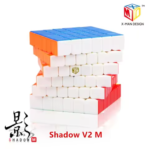 Qiyi XMD Shadow V2 M 6x6x6 Magnetic Magic Cube Qiyi 6x6 Magnetic Speed Cube X-MAN Shadow V2M 6x6 Cub