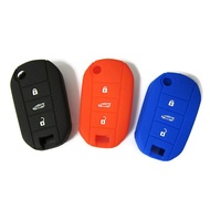 Peugeot 208 308 508 2008 3008 Car Key Remote Flip Key Silicone Protection Key Cover Casing