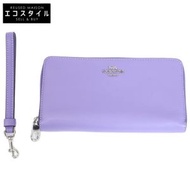 二手 Coach CR623 長拉鍊皮夾（近全新）