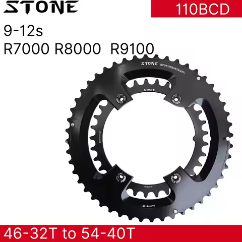 Stone 110bcd Chainring for Shimano 105 R7000 R8000 R9100 Double Road Bike 52 36T 53 39T 54 40T 50 34
