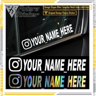 Sticker custom Name instagramm=