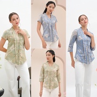 Evercloth Arena Women's Blouse, Women's Top, Women's Batik Blouse, Kutubaru Kebaya