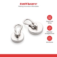 GANTUNGAN JP Taffware Multipurpose Carabiner Magnet NeodymiumHOOK N38 46kg - L36