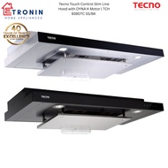 Tecno Touch Control Slim Line Hood with DYNA-X Motor | TCH 939DTC SS/BK | TCH 939DTC SS | TCH 939DTC