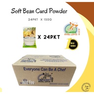 [1ctn] Happy Grass Soft Bean Curd Powder (soya) / Serbuk Tau Huay Lembut / 冰豆花粉 150g x 24pkt