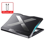 Silent Laptop Cooling Stand Q100 Two USB Mute Gaming Laptop Cooler Fan Cooling Pad Strong Wind 2 Fa