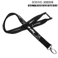 BOEING BOEING B787 Airplane B737 Civil Airlines Unit ID Holder Lanyard Card Holder Badge Card Boardi