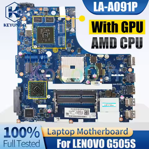 LA-A091P For LENOVO G505S Notebook Mainboard 11S102500317Z 11S90003241ZZ AMD CPU 216-0841000 Laptop 