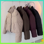 Light Down Jacket Down Jacket 2023 Short Retro Stand-Up Collar Down Jacket Cotton Jacket Men Winter Korean Version Loose Thick Bread Jacket Coat