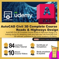 [Video Course] AutoCAD Civil 3D Complete Course Roads & Highways Design