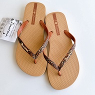 ** Ipanema * Brazilian Slippers (Wild Leopard Print DUNA FEM Flip-Flops) Brown 83443AJ641