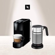 Nespresso 膠囊咖啡機 Essenza Mini黑+Aero4全自動奶泡機