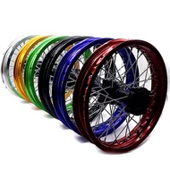 15mm 14inch Aluminum Alloy Disc Plate Wheel Rims 1.85-12 1.40-14 1.60-17 1.85x14 inch for Chinese dirt bike pit bike wheel 1.85-14