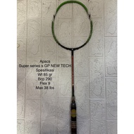 APACS SUPER SERIES GP NEW TECH MAX GRIP 4UG2 Badminton Racket max 38Lbs