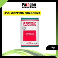 ASG STOPPING COMPOUND (1 Kg) 石膏粉 Cement Gum Plaster Ceiling  Wall Repair Simen Plaster Siling Kapur 