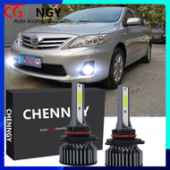 สำหรับ Toyota Corolla ALTIS 2010 2011 2012 2013 - 6000K Combo LED ด้านหน้าหมอกโคมไฟชุดหลอดไฟหมอก (1