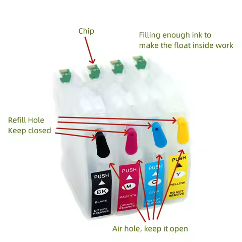 LC472 LC472XL 4 colors Refill Ink Cartridge with Chip for Brother MFC-J2340DW MFC-J3540DW MFC-J3940D