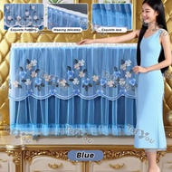 42/32 Inch TV Cover LCD Monitor Home Decorative Lace Embroidery TV Cover