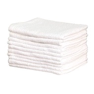 [19inch] Face Towel White Thin 20sheets 200 monme, quick drying, 100% cotton, 86cm long size, face w