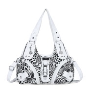 Angel Kiss y2k Hot Girl Motorcycle Bag Underarm Bag Millennium Retro Niche Bag Ancient Flavor Asian 