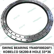 Swing bearing (110t) kobelco SK200-8 lubang 32x36 
