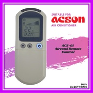 Acson Aircond Remote Control for Acson Air Cond Air Conditioner [ACS-01]