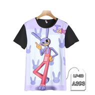 The Amazing Digital Circus JAX 3D Printing T-SHIRT Game Series Kids LP3D-A393