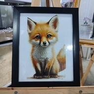 HITAM 6r FRAME (15 X 20) / MINIMALIST FRAME / BLACK PHOTO FRAME