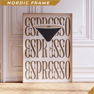 Wall painting, Espresso Martini Print- Trendy Alcohol Poster, Cocktail Wall Art for Kitchen room dec