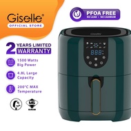 Giselle Digital Air Fryer with Touch Control Timer Temperature Control - Dark Green (4.8L/1500W) KEA0197