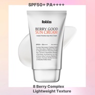 Rokkiss Berry Good Hybrid Sunscreen SPF50+ PA++++ 50ml (1pc / 2pcs) Lightweight UV Protection for Al