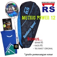 Raket RS METRIC POWER 12 N V White / Raket RS badminton