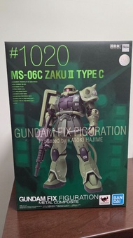 全新 未開 行貨 BANDAI GUNDAM 高達 機動戰士 Gundam Fix FIGURATION GFFMC #1020 MS-06C ZAKU II TYPE C 渣古 黑色三連星 gund